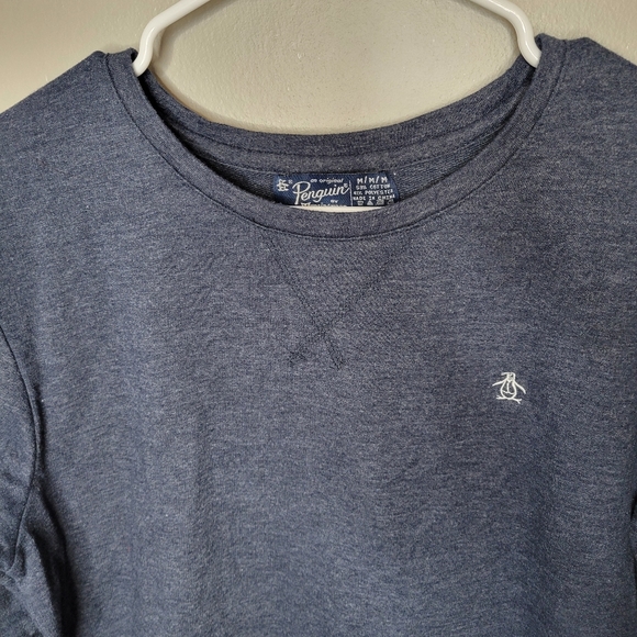 Original Penguin Blue Long Sleeve Medium - Picture 2 of 4